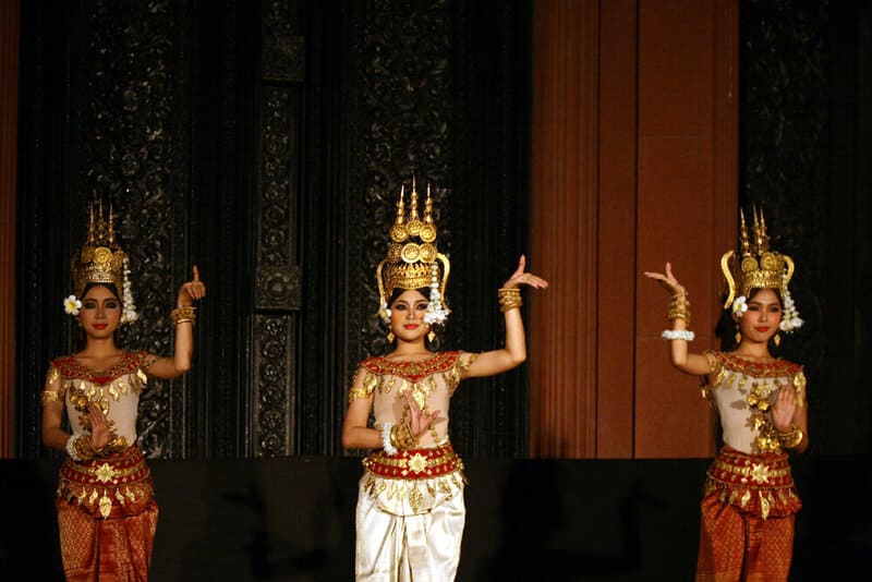 un spectacle de danse Apsara