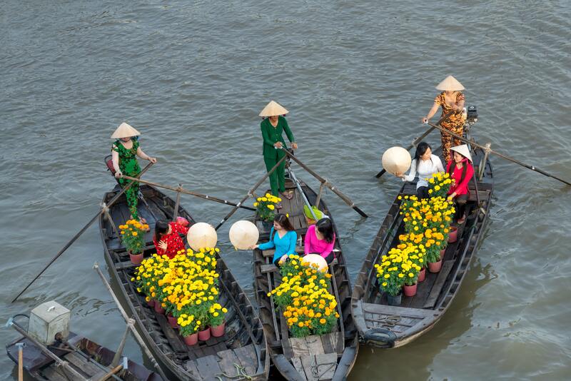 visiter le sud du Vietnam delta du mekong