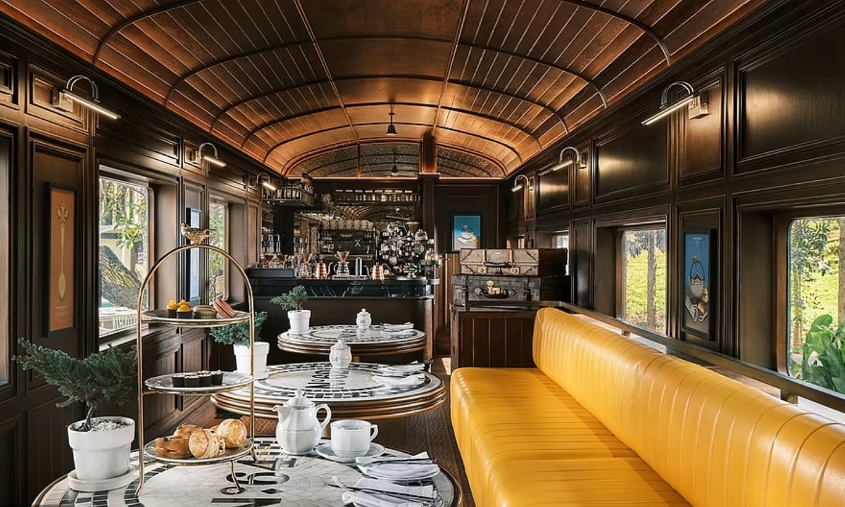 Hôtel de luxe dans un wagon de train en Thaïlande