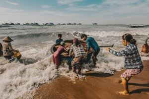 Le village de pêcheurs animé de Phu Yen