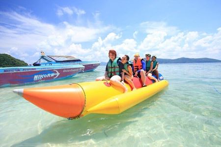 Pattaya, station balnéaire animée dans le golfe de Thaïlande