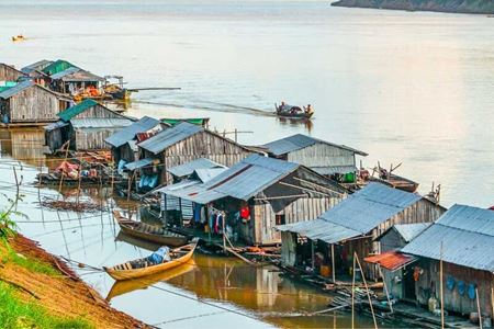 Découverte de Kratie : Lieu des Dauphins dEau Douce du Mékong