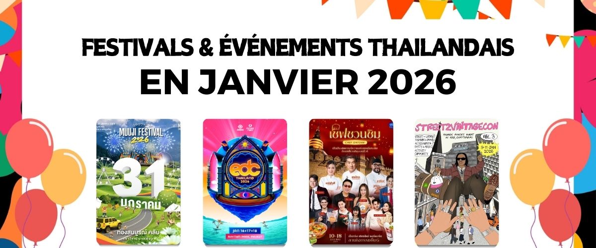 Top 8 des événements en Thaïlande en Janvier 2026
