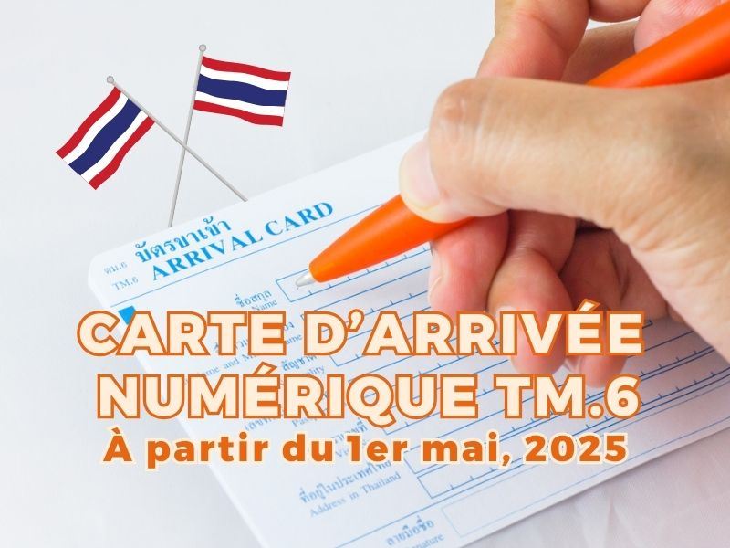 La Thaïlande lance la carte d’arrivée numérique