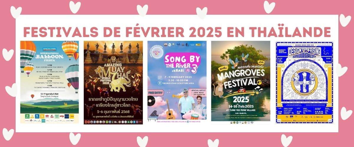 Top 14 meilleurs festivals et événements de février 2025 en Thaïlande