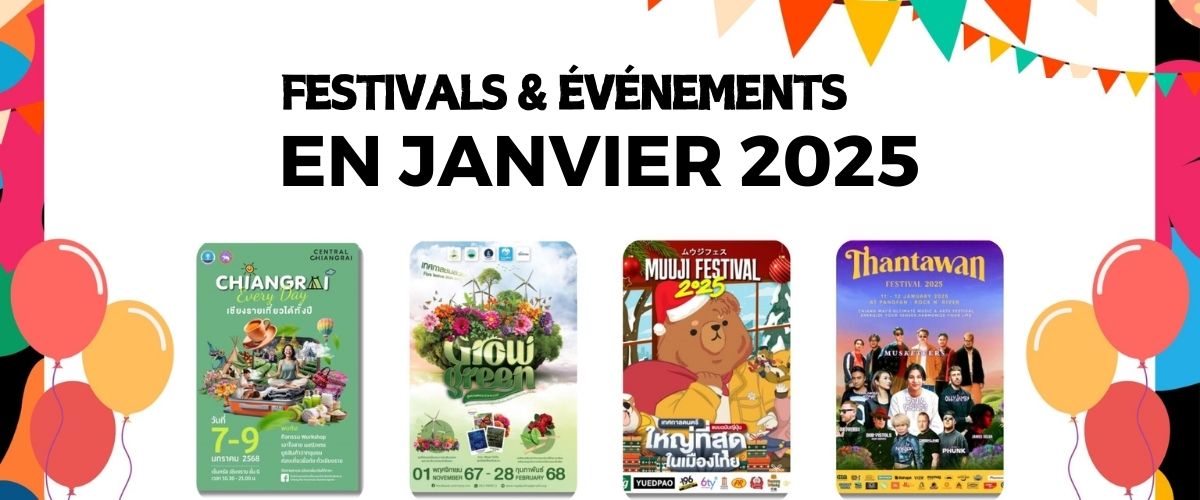 TOP 12 événements thaïlandais en janvier 2025 !