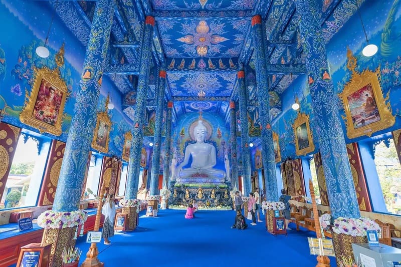 Le « Temple bleu », Chiang Rai 