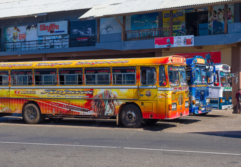 Bus au Sri Lanka