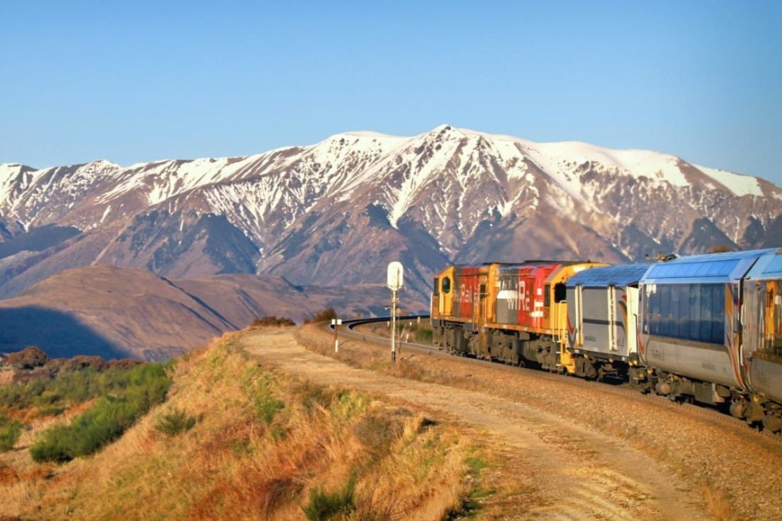 Le TranzAlpine (Nouvelle-Zélande)