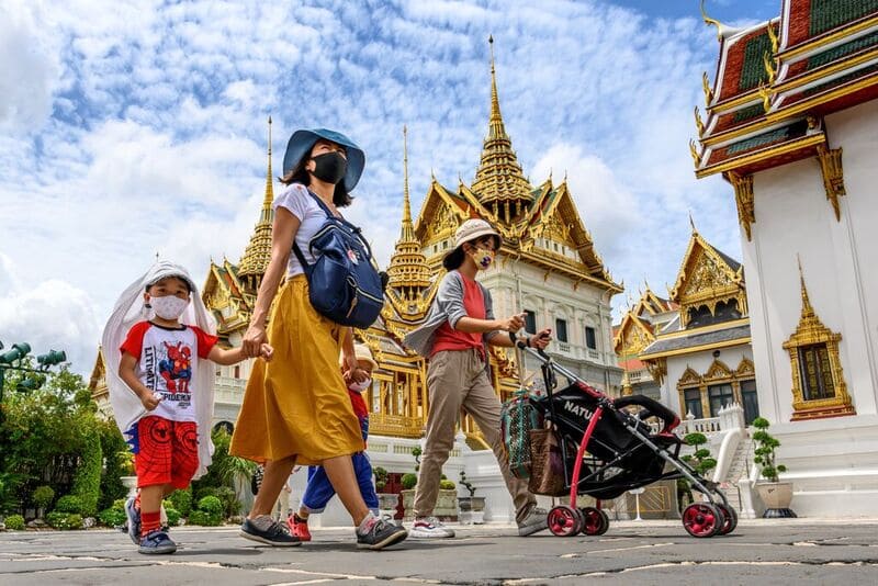 Touristes en Thailande