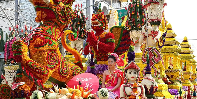 Festival des fleurs, Thailande, Chiang Mai