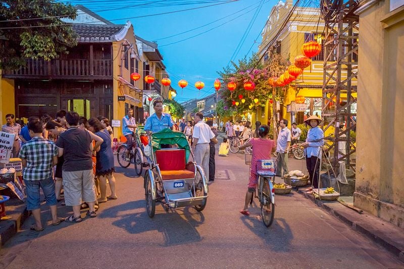 The charming old town of Hoi An