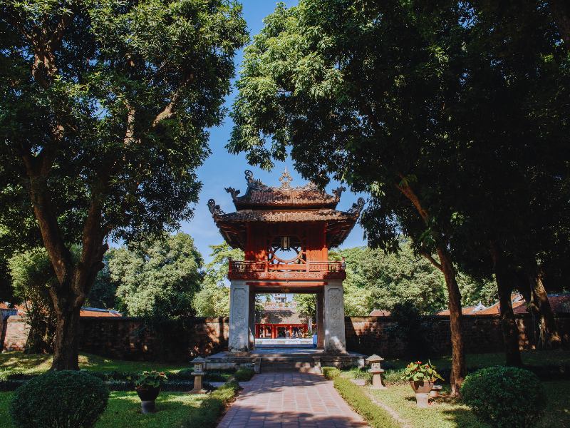 temple de litterature hanoi