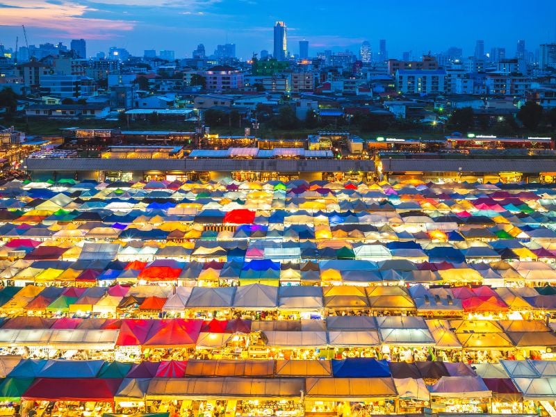 marche de nuit Bangkok