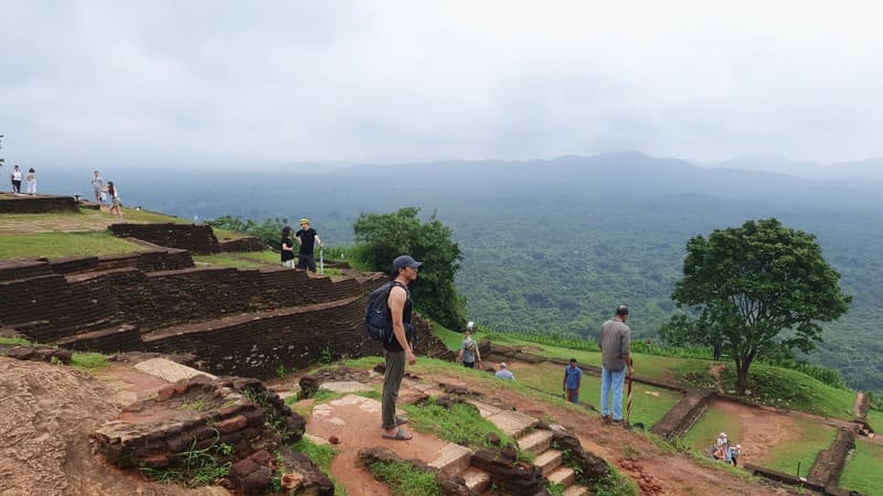 Sur le sommet du Lion Rock