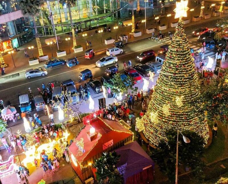​  La décoration de Noël dans la capitale Colombo  ​