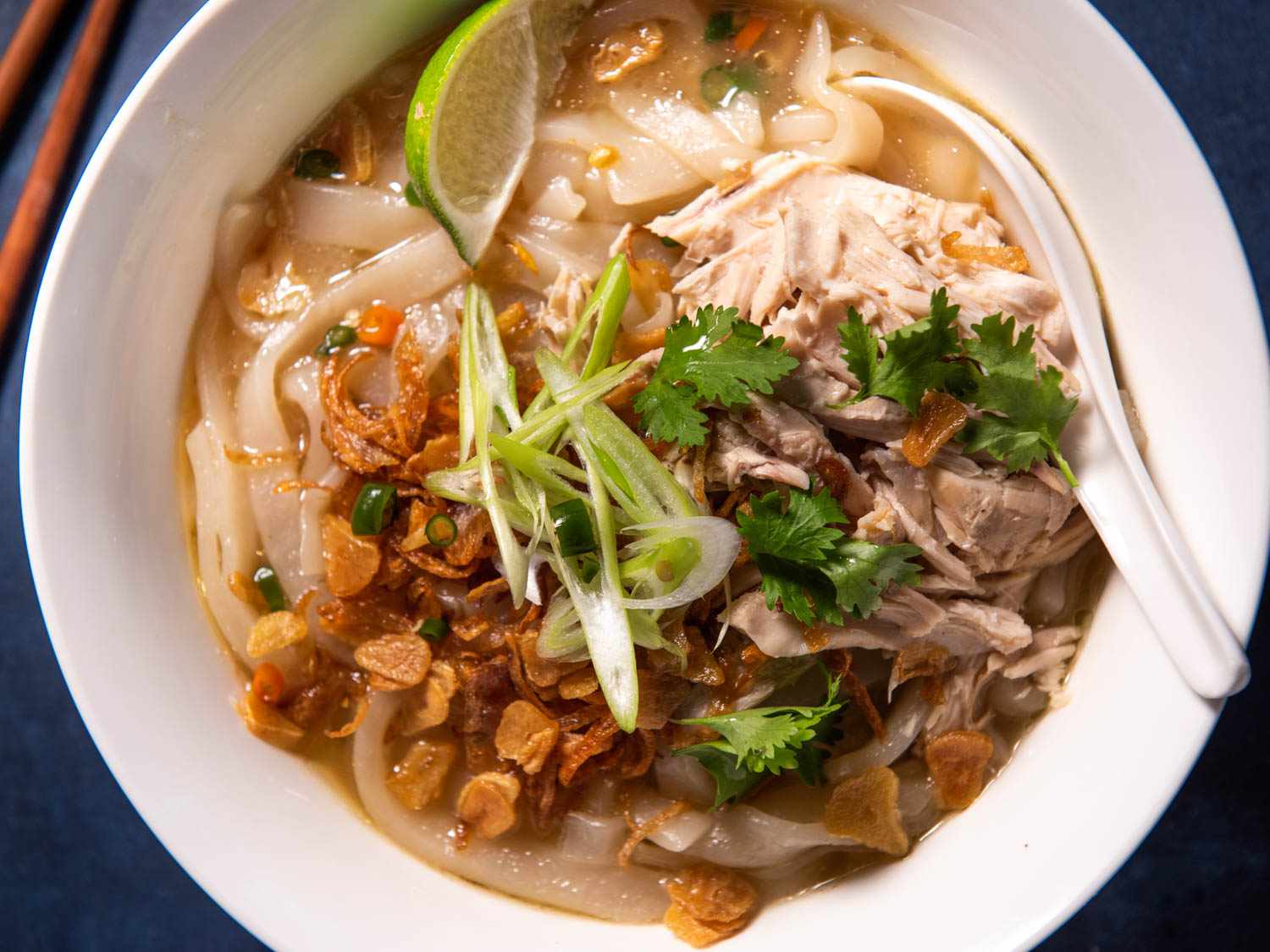 Khao Piak Sen (Lao Chicken Noodle Soup) Recipe