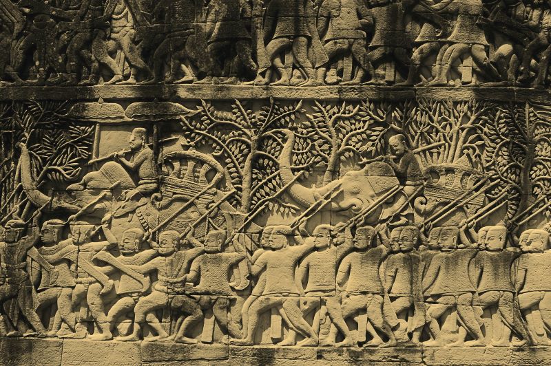Bas-Reliefs at Angkor Wat