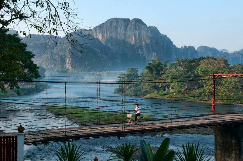 rivière Nam Song, Laos