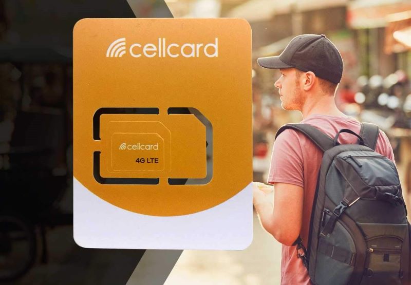 Carte SIM Cellcard au Cambodge