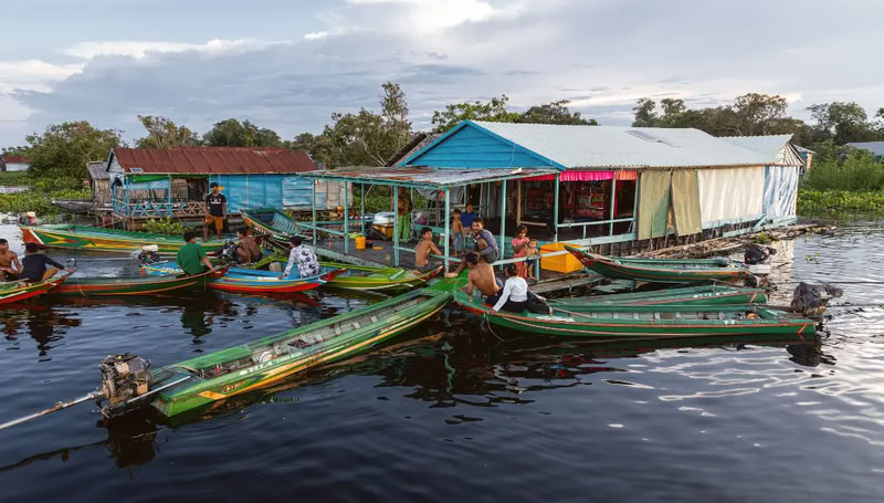 La vie quotidienne sur la rivière