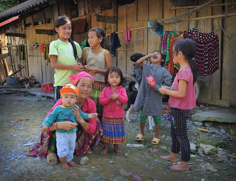 Sapa, ethnies, Hmong fleur