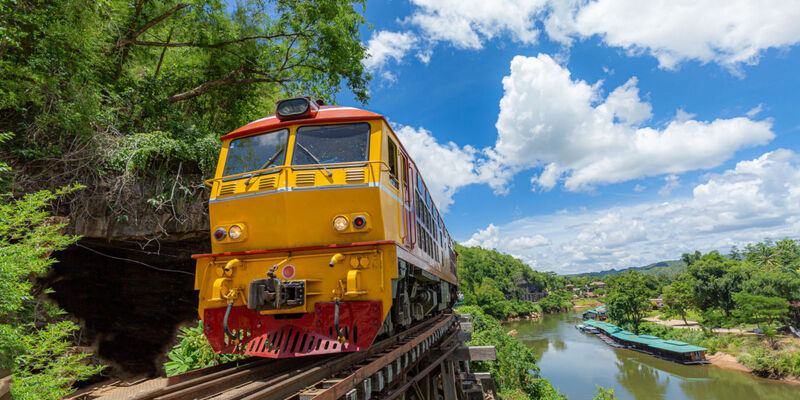 Train en Thaiande