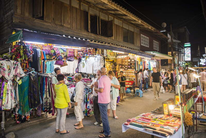 Thailand, Koh Samui, Chaweng, marché nocturne 
