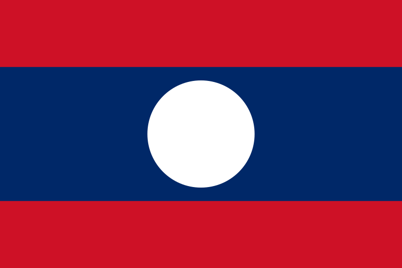 Le drapeau Laos