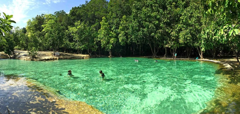 Thailande, Krabi, Emerald Pool, chaleur extrême