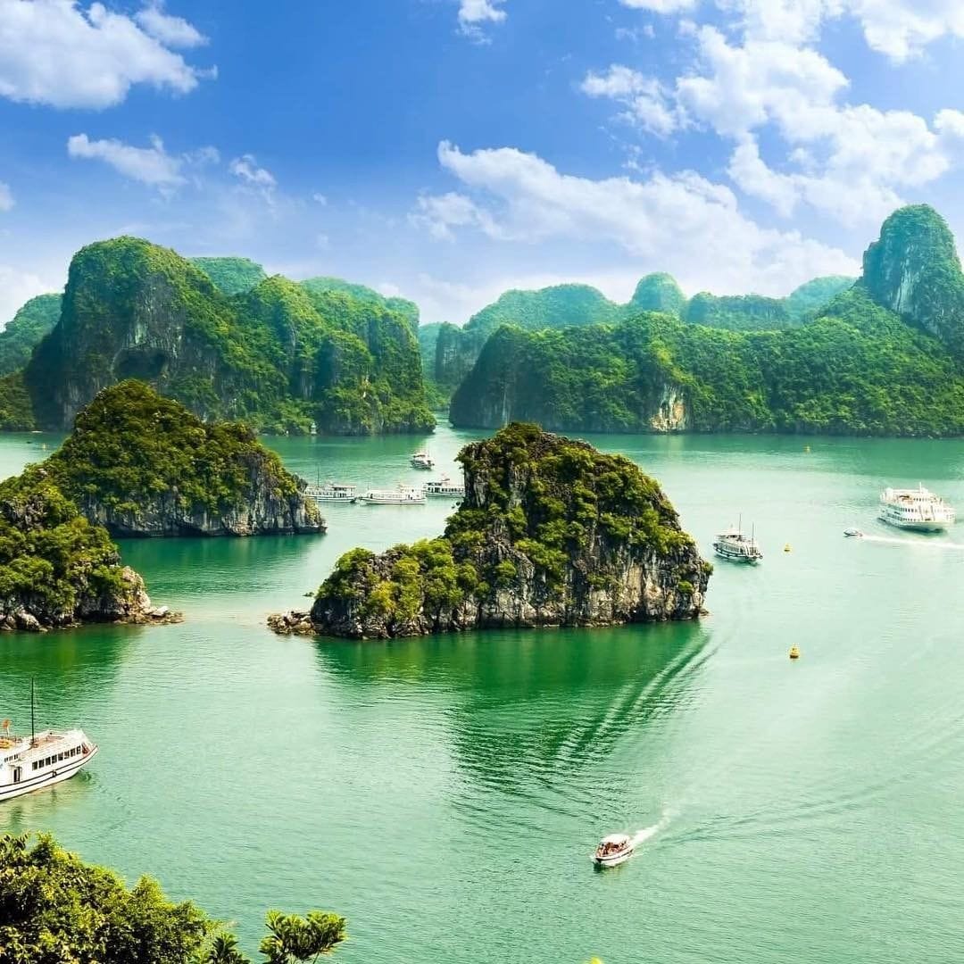 promenade en bateau au vietnam