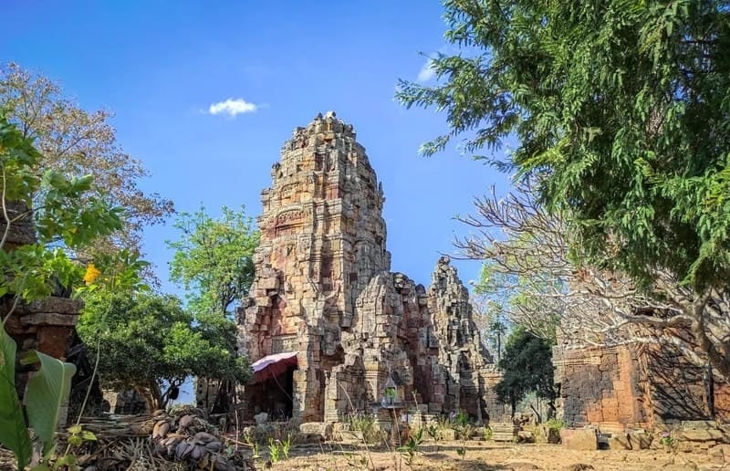 Le temple Banan, Battambang