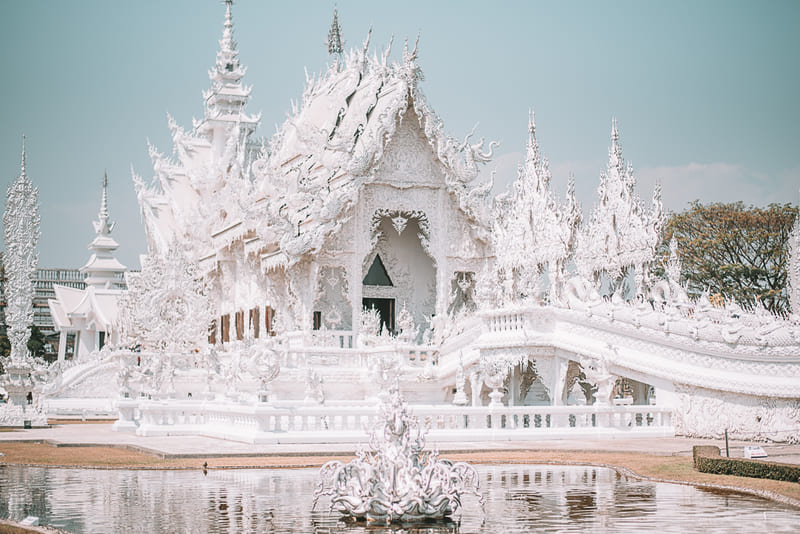 Le « Temple blanc », Chiang Rai 