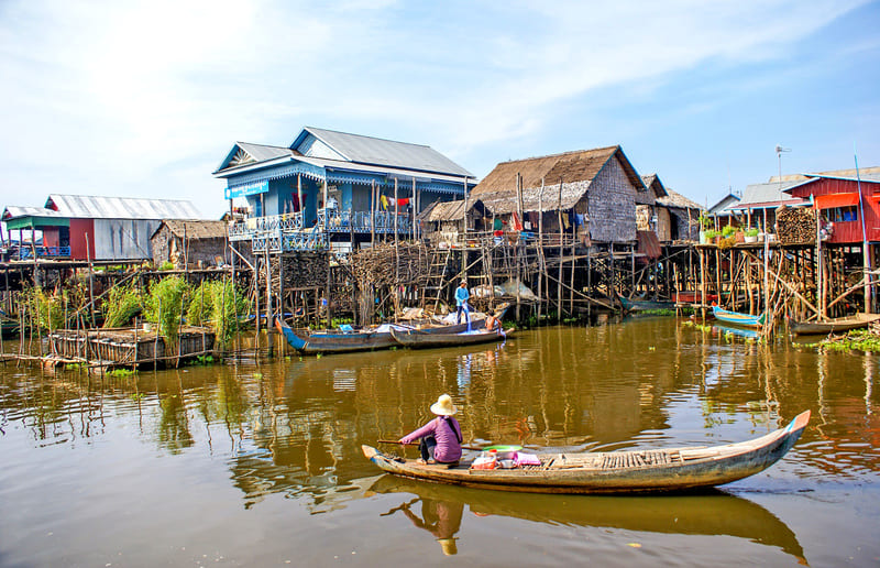 Le village flottant du Tonlé Sap