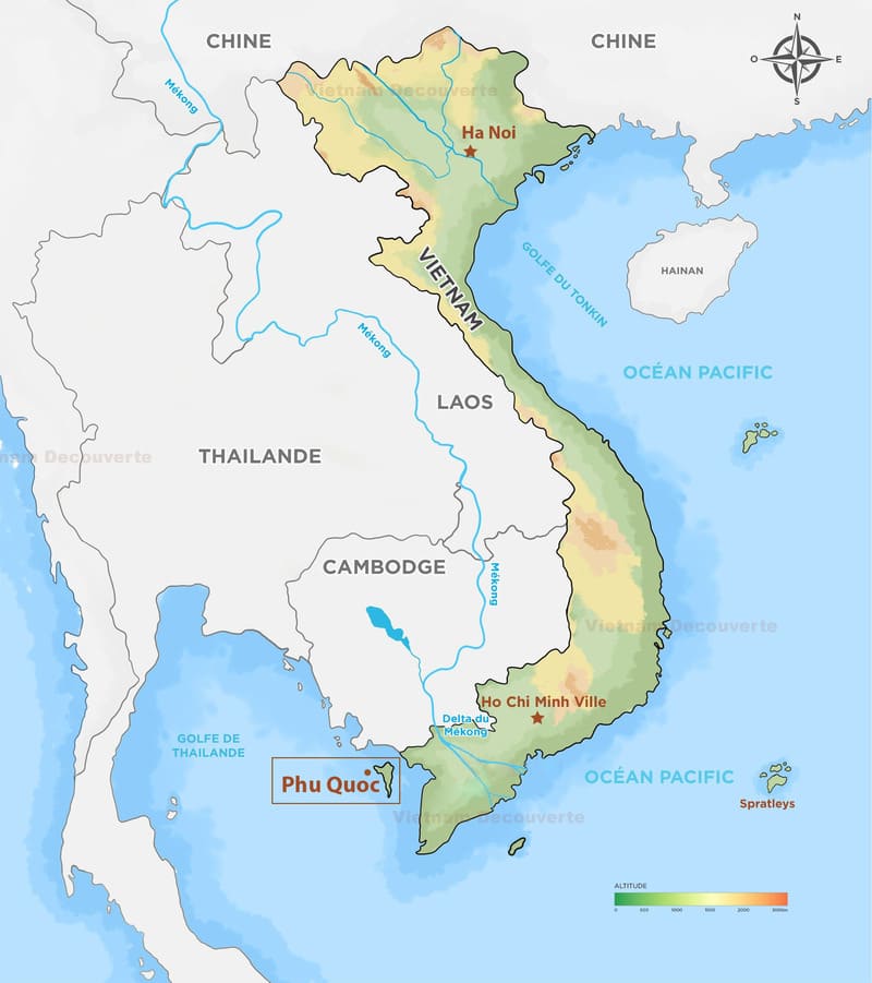 Phu Quoc est au Sud du VIetnam