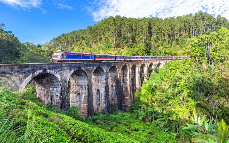 Voyage en train au Sri Lanka