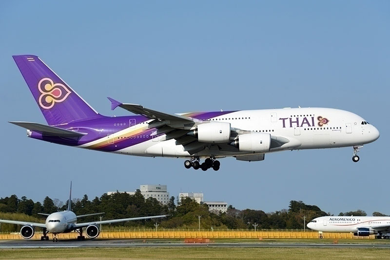aller en thailande par la voie aerienne 
