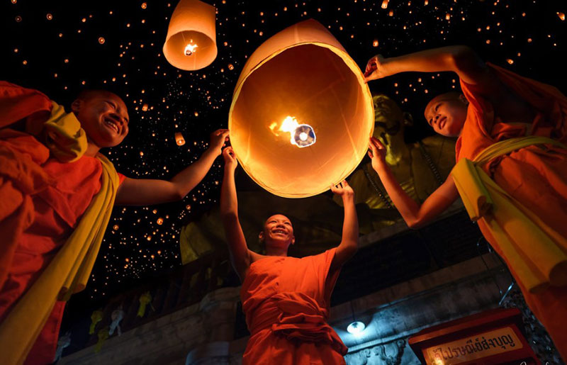 fete des lanternes à Chiang Mai