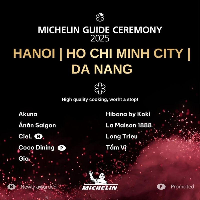 michelin vietnam 2025