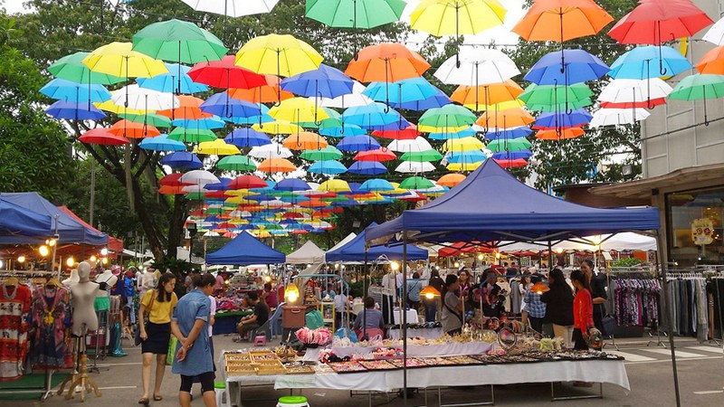 Marché de nuit Udon Thani 