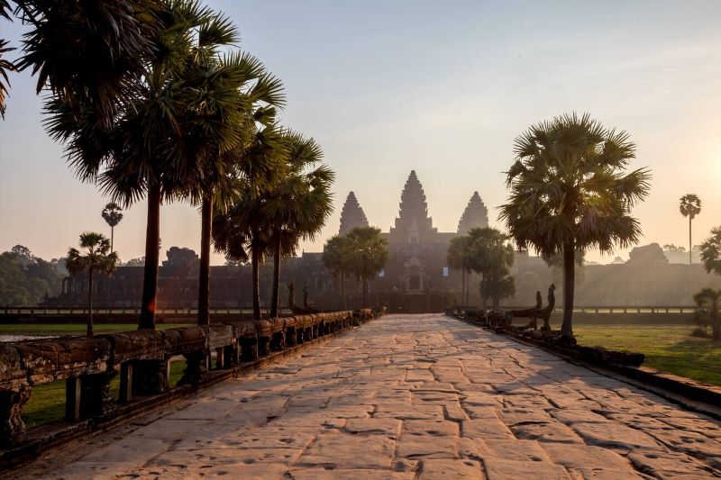 Angkor Wat le matin, Siem Reap