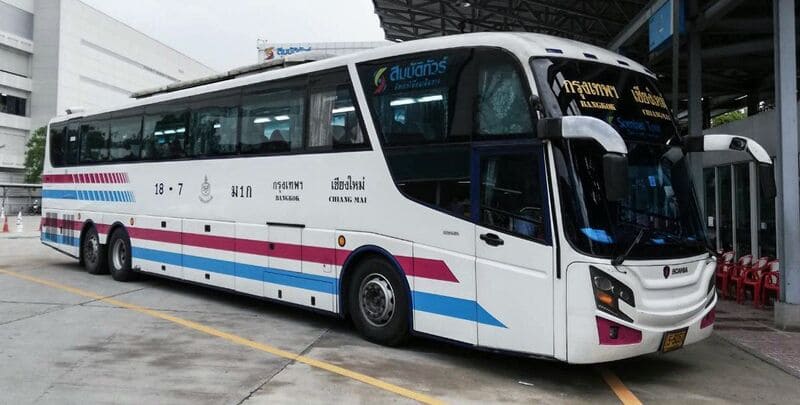 bangkok chiangmai en bus