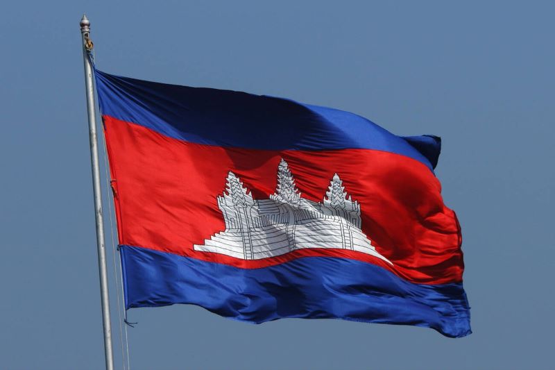 le drapeau cambodgien