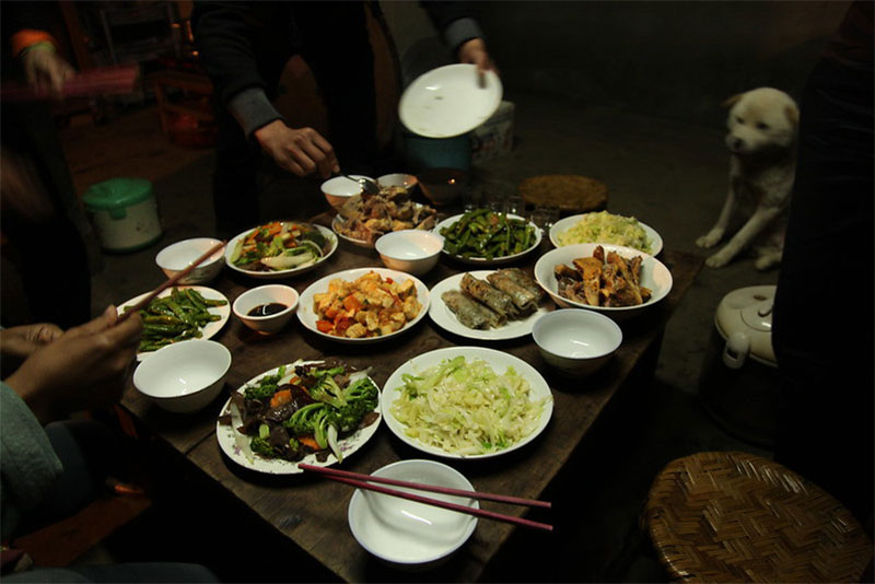 repas chez l''habitant