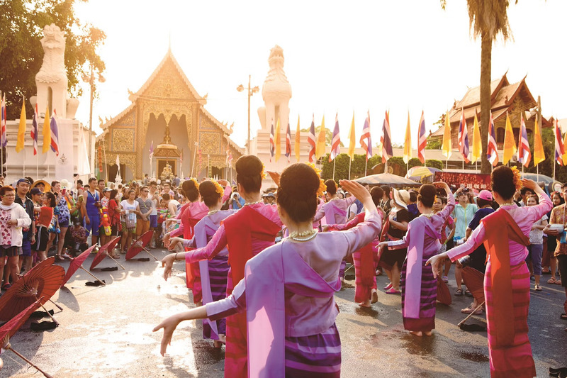 festival de Songkran à Chiang Mai