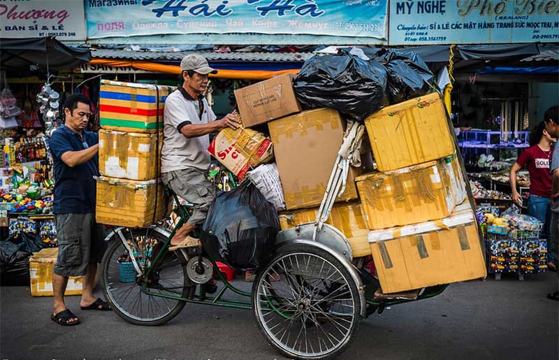 cyclo pousse vietnam