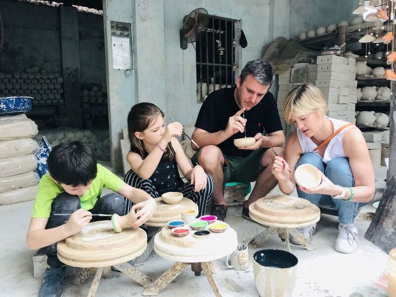 Faire de la poterie