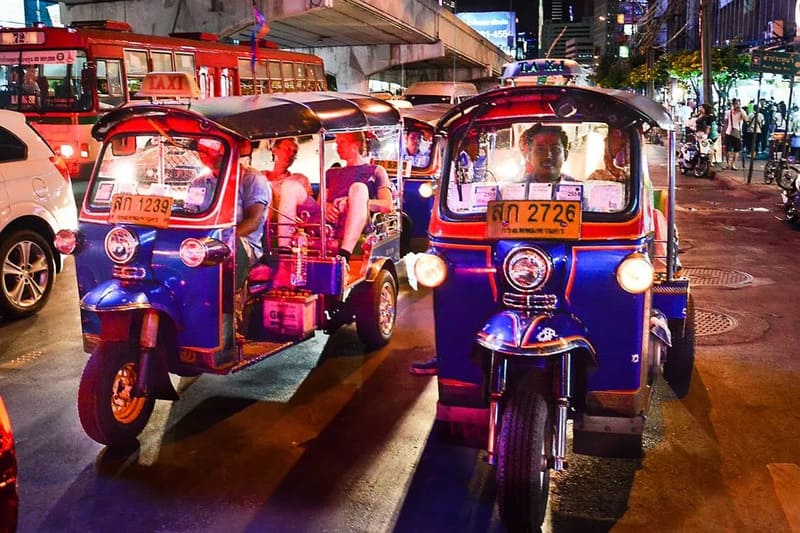 Thailande, Bangkok, Tuktuk