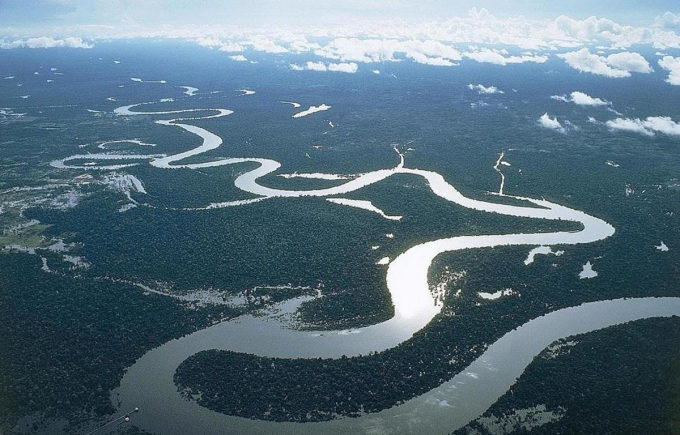 la forme du delta mekong