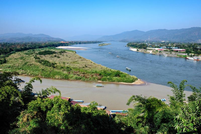 triangle d''or et fleuve mékong